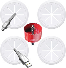 4 Pack TV Cord Hider for Wall Mounted Wall Cable Management Kit Hide Cords Wires picture
