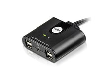 ATEN US224 2 x 4 USB 2.0 Peripheral Sharing USB Switch 2 Computers Share 4 De... picture