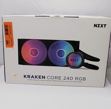 NZXT Kraken Core 240 RGB AIO CPU Liquid Cooler 240mm AM5 AM4.  COMPLETE. picture