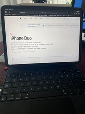 Apple iPad Pro 11 (3rd Gen.) 128GB Wifi Only w/ Apple Keyboard and Pencil picture