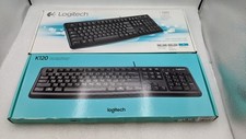 NEW SEALED Lot of 2  Logitech - K120 Full-size Wired Membrane Keyboard for PC picture