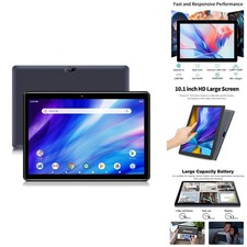 PRITOM M10 Tablet 10 inch 64GB Android HD IPS Screen 6000mAh Black picture
