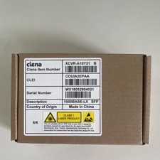 Ciena XCVR-A10Y31 / XCVR-A10Y31 B 1000BASE-LX 1Gbps SFP 1-Port picture