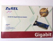 New Zyxel 32 - Bit PCI Gigabit Ethernet Adapter GN670-T Factory Sealed. picture