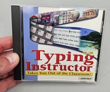 Vintage Typing Instructor Deluxe PC CD-ROM Windows Educational Software  picture