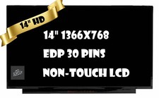 HP 14-DK1003DX 9XM12UA laptop LED LCD Screen HD 1366x768 Display 14 in New picture