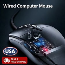 1Pcs USB Wired Mouse Computer 3 Button Mice Bulk Corded USB Mouse for PC Desktop picture