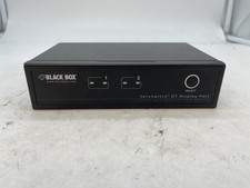 Black Box ServSwitch DT 2-Port DisplayPort KVM Switch USB Audio KV9702A-Free S/H picture