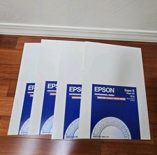 Epson Professional Media Super B A3 13”x19” 4 Pack 20 SHEETS Glossy Photo Paper picture