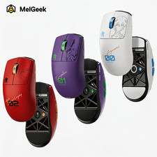 MelGeek × EVANGELION HORUS Wireless Gaming Mouse — PAW3950 30K Dual 8K 300 mAh picture