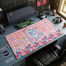 Sylveon Pastel Diamond Art XL Gaming Mouse Pad, Pokemon Desk Mat picture