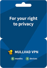 - 6 Months for 5 Devices - No-Log VPN Service for Your Privacy picture