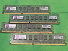 Kingston 4GB 1Rx4 PC3-12800 RDIMM CL11  16GB Kit KTH-PL316SK4/16G LOT OF 4 PCS picture