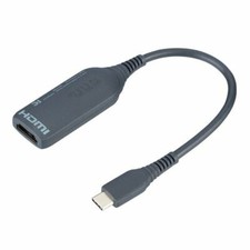 Onn USB-C to HDMI Adapter 4 in - Supports up to 4k HDMI at 30 Hz (100004344) -[L picture