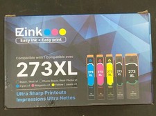 273 XL EZINK EPSON COMPATIBLE 5 PACK INK Photo Black  Black Cyan Magenta Yellow picture