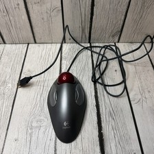 Logitech T-BC21 Trackman Marble Mouse USB Gray Trackball - Not Working picture