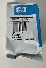 NWOB Sealed Genuine HP 75XL Tri-Color Ink Cartridge picture