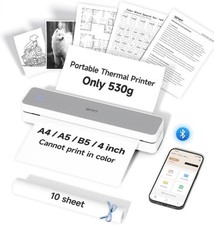 iDPRT MT610 Portable Thermal Printer, 300DPI HD Mobile-Travel-Printer picture