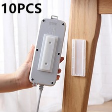 1/2/5/10PCS Self-Adhesive Desktop Socket Fixer Hanging Power Strip Cable Organiz picture
