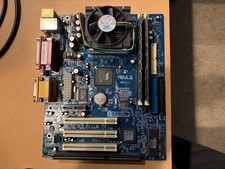 Biostar M6VLQ Socket 370 Tualatin Motherboard ISA + Celeron 1000A 256MB TESTED picture