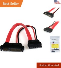 StarTech 6in Slimline SATA to SATA Adapter with Power - Fast 6Gbps Data Transfer picture