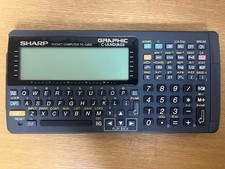SHARP PC-G850 Pocket Computer Programmable Calculator Tested Working Japan picture