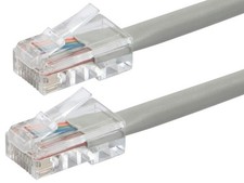 Monoprice Cat6 Ethernet Cable UTP 24AWG 550MHz RJ45 15ft Gray picture