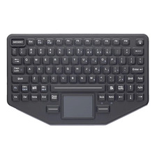 iKey Red Backlit Rugged Wired USB Keyboard w/Touchpad for Panasonic ToughBook picture