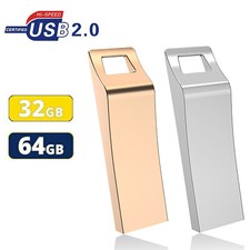 Kootion USB2.0 2Pack 32GB 64GB USB Flash Drive Metal Waterproof USB Memory Stick picture