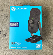 JLab GO TALK USB-C/USB Microphone Mute, Volume & Gain Controls, Black picture