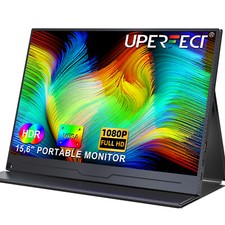 Used | Portable Monitor 15.6 Inch FHD USB-C Monitor HDMI with Smart Case picture
