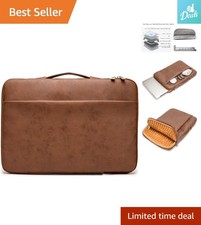 Elegant 360° Protective Laptop Case for MacBook and Ultrabooks - Coffee Color picture
