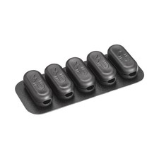 Sanwa Supply Magnetic Cable Holder/Clip for Organizing and Fixing Wires, Black picture