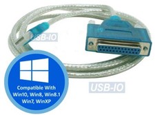 EZ Plug-And-Play USB To DB25 Parallel-Port Printer Adapter Cable picture