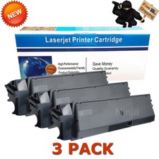 3PK Compatible TK-592K Black Toner Cartridges For Kyocera Mita FS-C2026 FS-C2126 picture