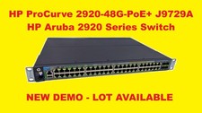 🍀 NEW DEMO HP ProCurve 2920-48G-PoE+ J9729A 48-Port Managed PoE+ Switch LOT picture