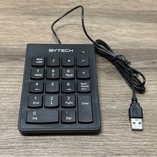 Bytech Wired USB Numeric Keypad Number Pad 18 Key (BY-KB-WR-104-BK) TESTED WORKS picture