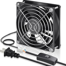 90Mm EC Axial Cooling Fan 92Mm X 25Mm AC 110V 115V 120V 220V 240V Dual B picture
