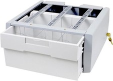 Ergotron SV Supplemental Storage Drawer, Single Tall - Gray, White - Key 97-992 picture