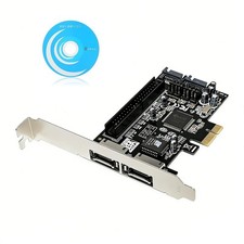 PCIE to 2x SATA2.0 + IDE 40pin + 2x ESATA hard disk controller adapter raid card picture