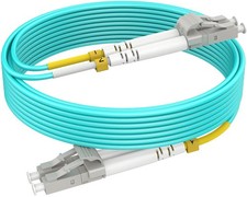OM3 LC LC Fiber Patch Cable, 165ft(50m) Multimode Fiber Optical Cable, Options picture
