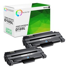 TCT 2PK Black MLT-D105L High Yield Toner Cartridge For Samsung ML 1915 2525 SCX picture