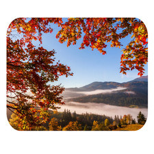 FALL AUTUMN MOUNTAIN THEMED MOUSEPAD MOUSE PAD THICK 9