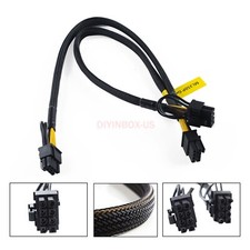 8pin to 8+8pin PCI-Express GPU Power Supply Cable For HP ML350P G8 Gen8 35cm picture