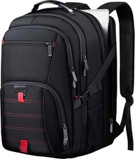 Extra Large Travel Laptop Backpack, 17.3 Inch Carry on 17 inch, Black picture