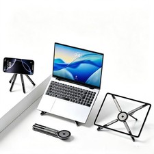 Winstinct Foldable Laptop Stand, Portable Travel Workstation, Aerospace-Grade... picture