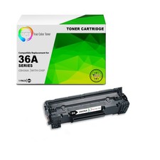 TCT CB436A TAA Compliant Toner Cartridge Replacement for HP CB436A - 36A picture