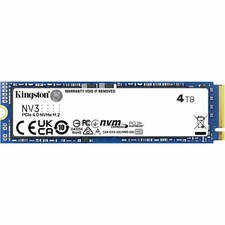 Kingston NV3 4TB Internal NV3 PCIe 4.0 NVMe Solid State Drive SNV3S/4000G picture