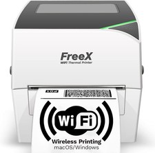 FreeX WiFi SuperRoll Wireless Thermal Printer for 4x6 Shipping Labels picture