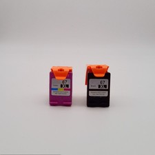 2PK 67XL Ink Cartridge for HP 67 Deskjet 2852e 2855e 4152 4155 Black & Tri Color picture
